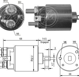 Solenoide Zm SOL-ZM2716
