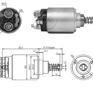 Solenoide Zm SOL-ZM2735