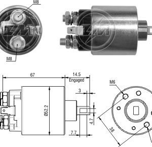 Solenoide Zm SOL-ZM1716