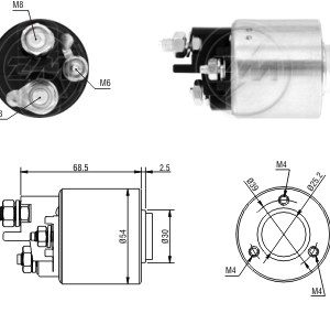 Solenoide Zm SOL-ZM1590