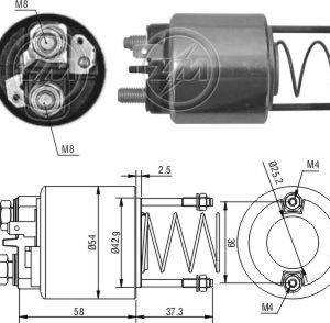 Solenoide Zm SOL-ZM1592