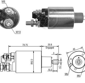 Solenoide Zm SOL-ZM4482