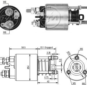 Solenoide Zm SOL-ZM4595