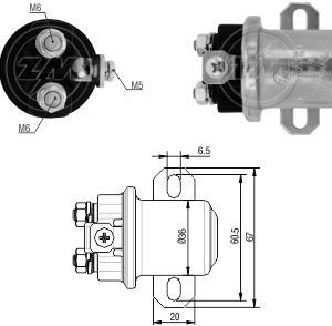 Solenoide Zm SOL-ZM407