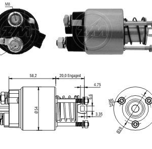 Solenoide Zm SOL-ZM1397