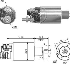 Solenoide Zm SOL-ZM1483