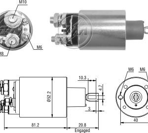 Solenoide Zm SOL-ZM1484