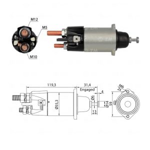 Solenoide Zm SOL-ZM3898