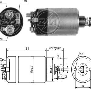 Solenoide Zm SOL-ZM627
