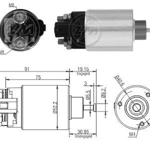 Solenoide Zm SOL-ZM9860