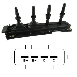 Bobina De Encendido Gauss BO-GC4099
