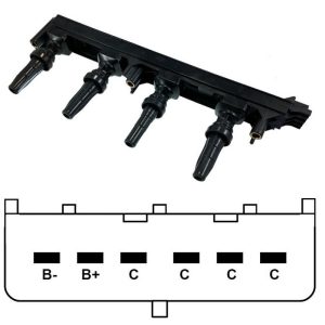 Bobina De Encendido Gauss BO-GC4780